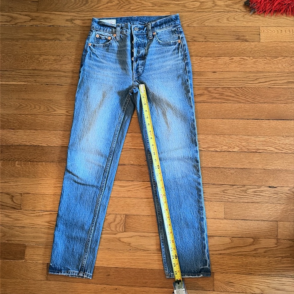 Gap Cheeky Straight High Rise Light Indigo 24/00 R - Picture 7 of 12